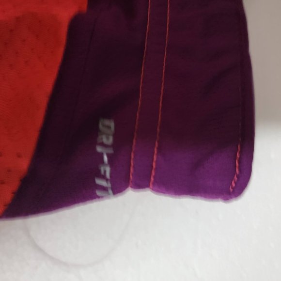 Nike Dri fit Coral and Purple Running Shorts Size Small - Picture 8 of 9